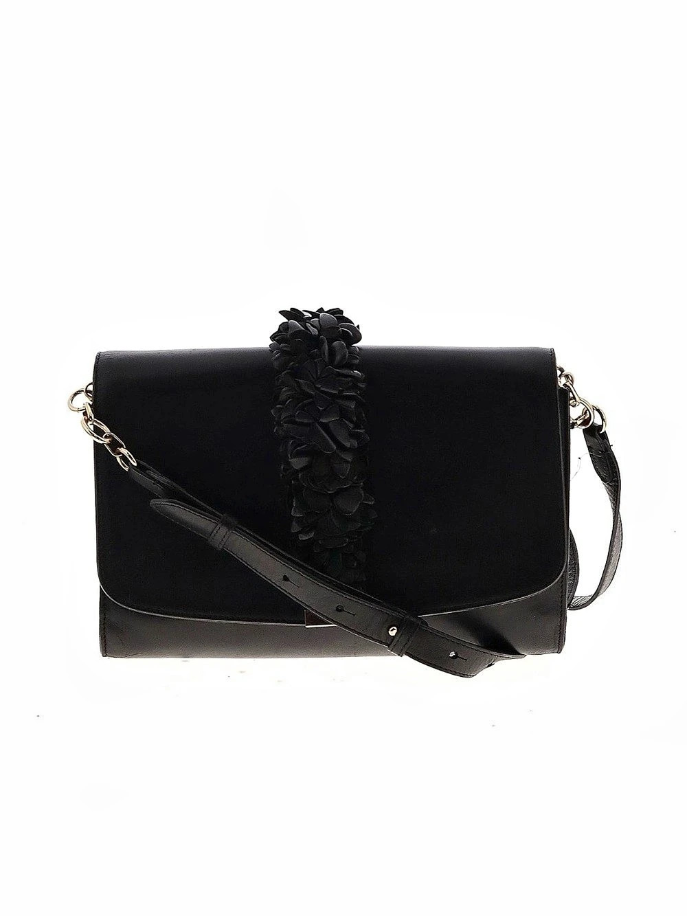 Black Leather L.K. Bennett Shoulder Bag